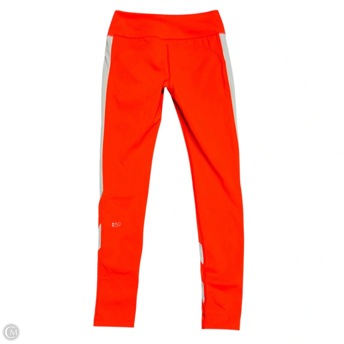Athletic Leggings By Splits59 In Orange & White, Size: 8