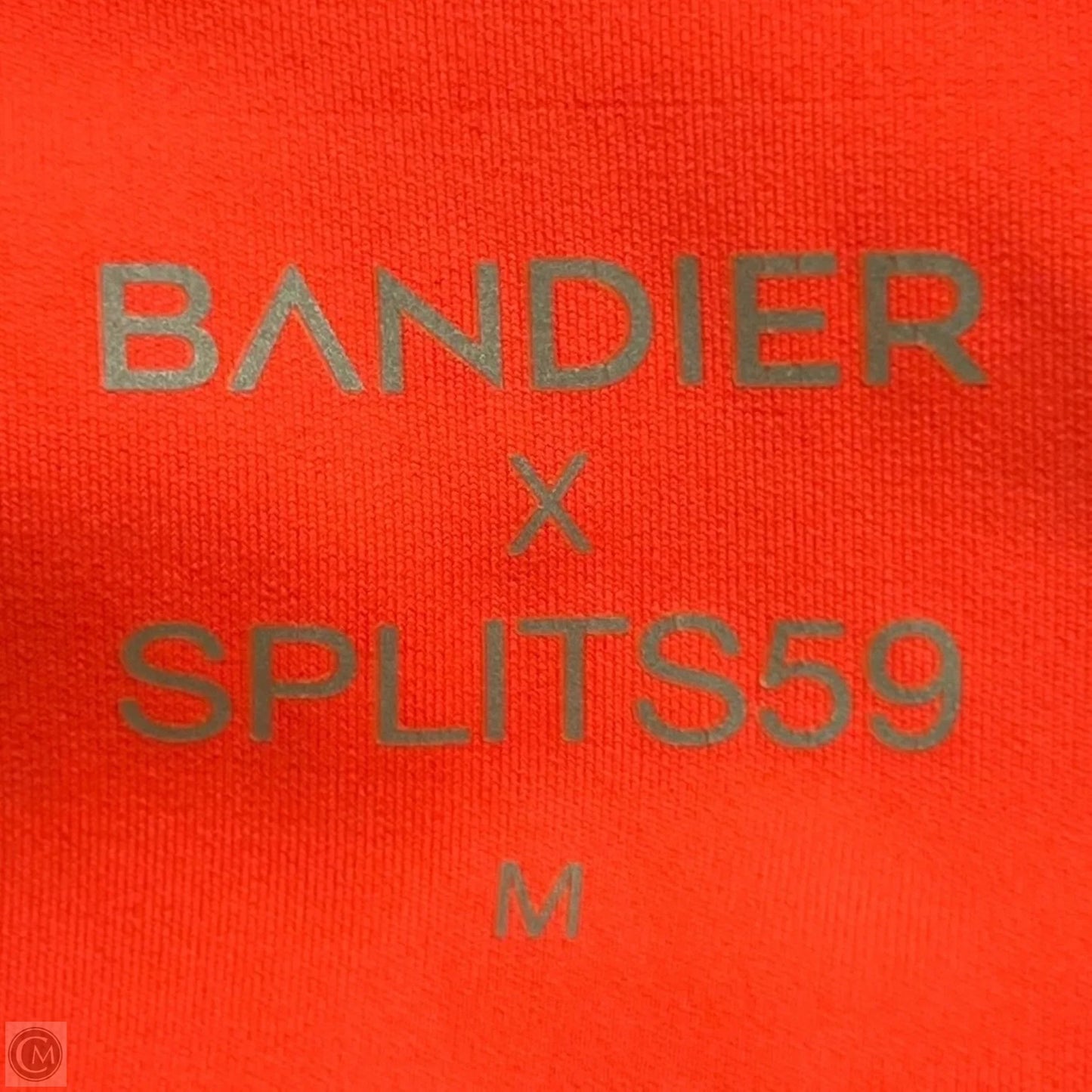 Athletic Leggings By Splits59 In Orange & White, Size: 8