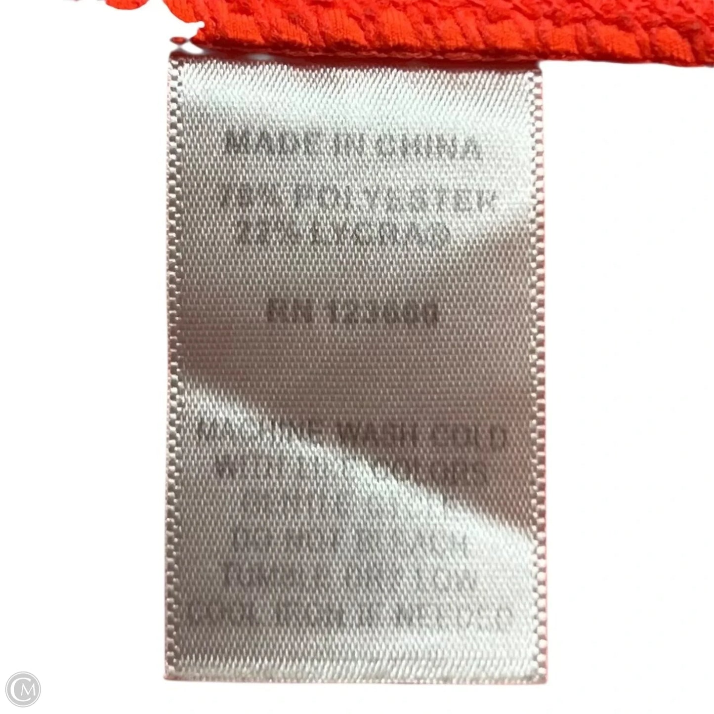 Athletic Leggings By Splits59 In Orange & White, Size: 8