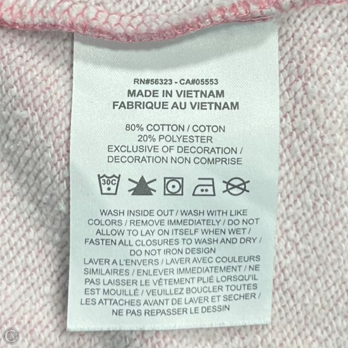 Athletic Sweatshirt Collar By Nike In Pink, Size: Xxl