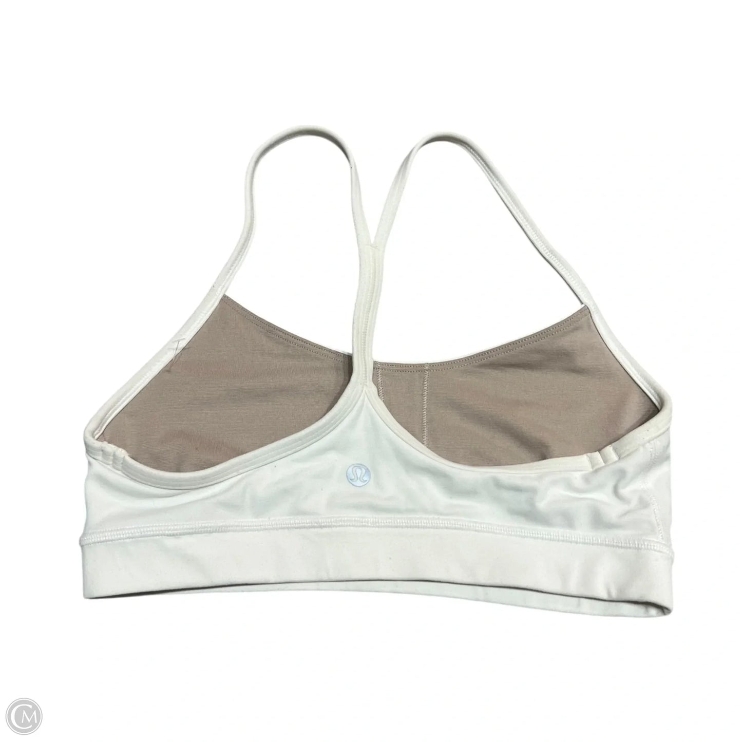 Athletic Bra By Lululemon In Cream, Size: S