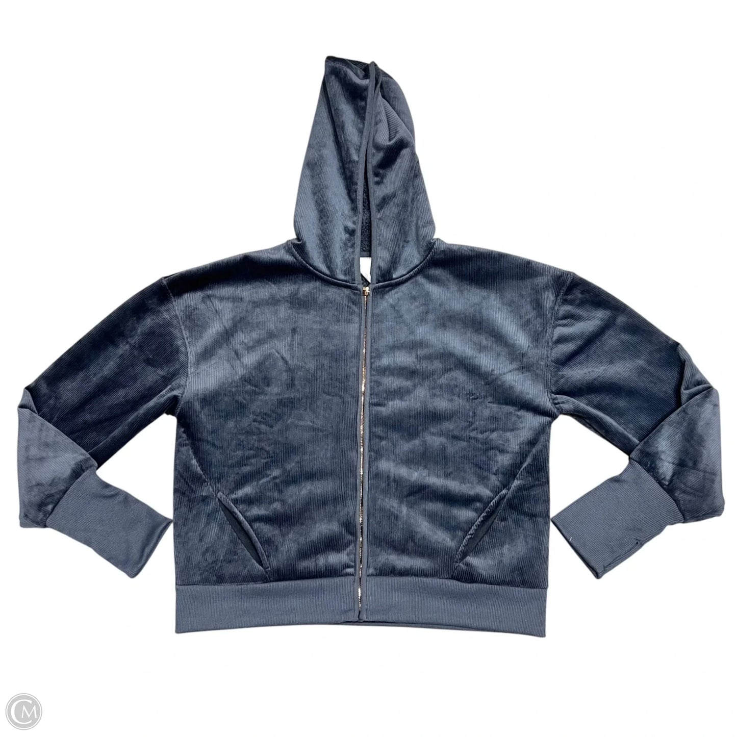 Sweatshirt Hoodie By Marika In Blue, Size: L
