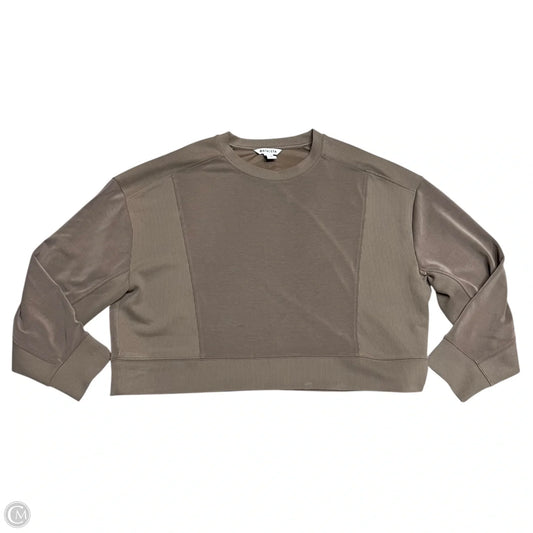Athletic Sweatshirt Crewneck By Athleta In Taupe, Size: Xl