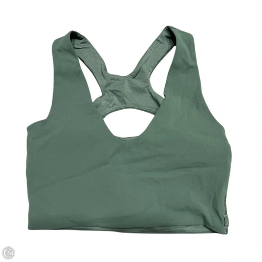 Athletic Bra By Lululemon In Green, Size: Xxs