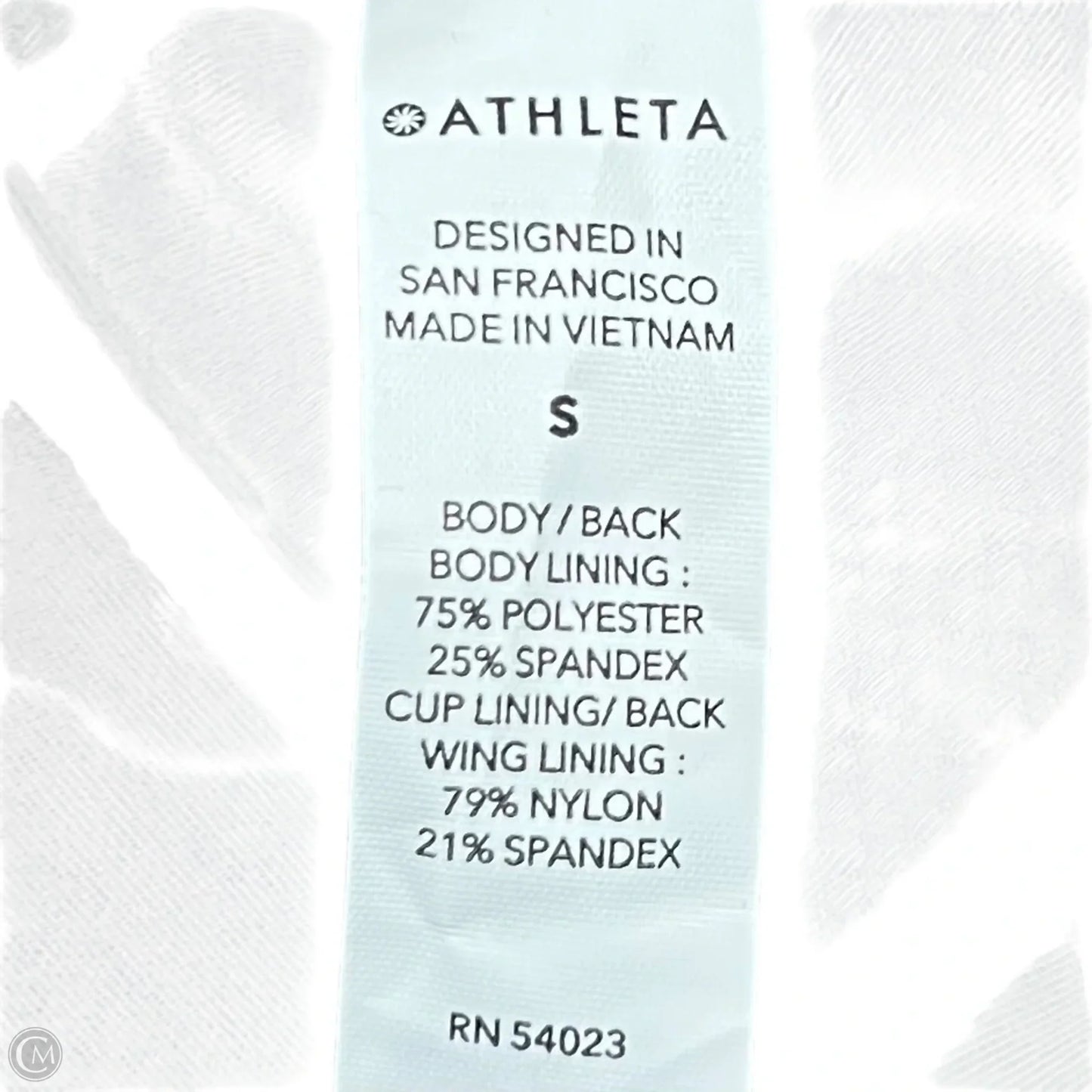 Athletic Bra By Athleta In Camouflage Print, Size: S