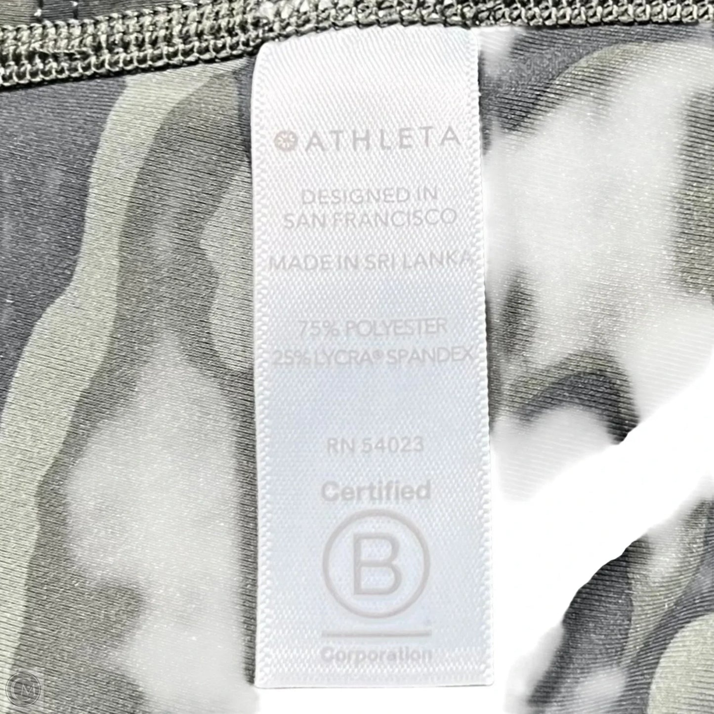 Athletic Leggings By Athleta In Camouflage Print, Size: 0