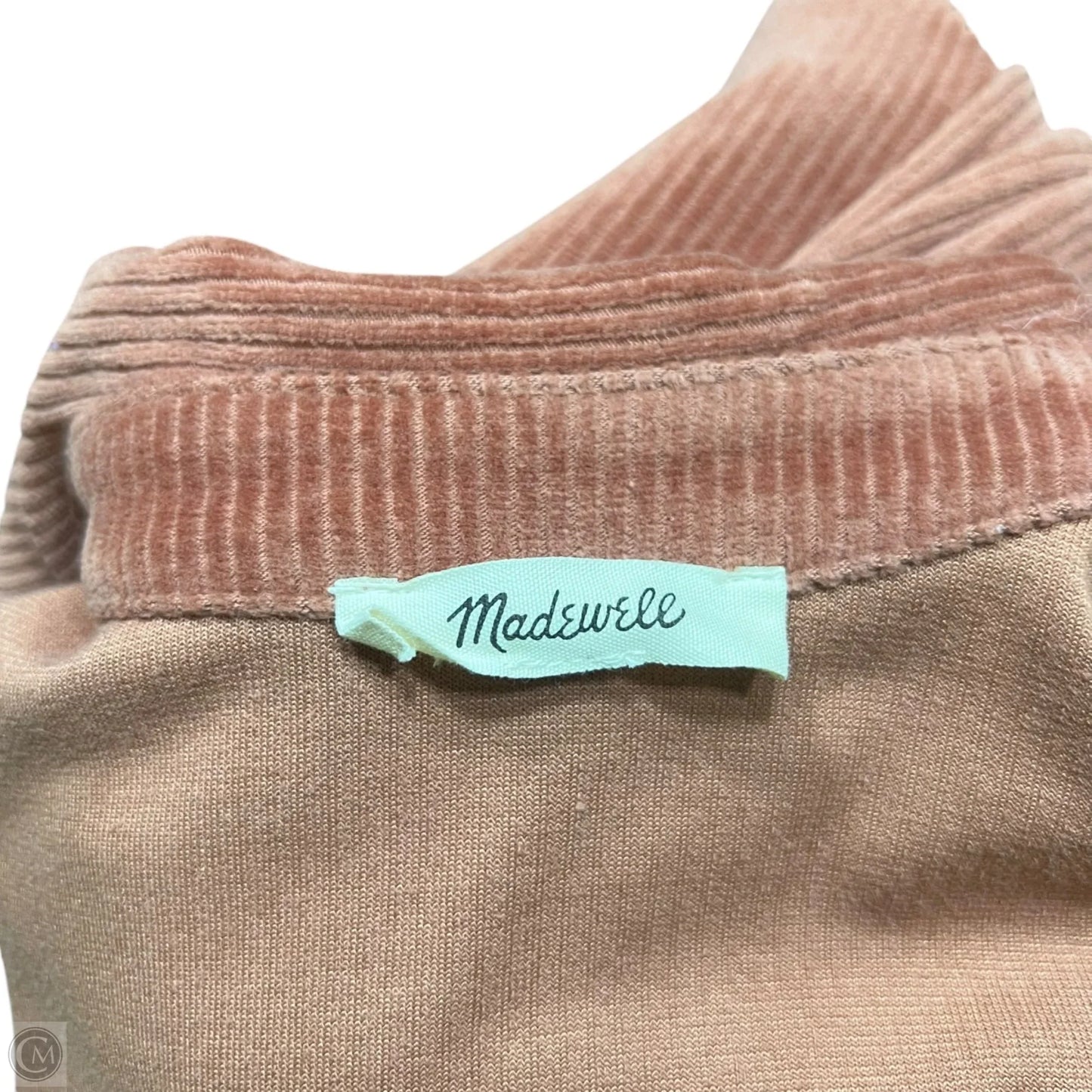 Jacket Shirt By Madewell In Orange, Size: Xs