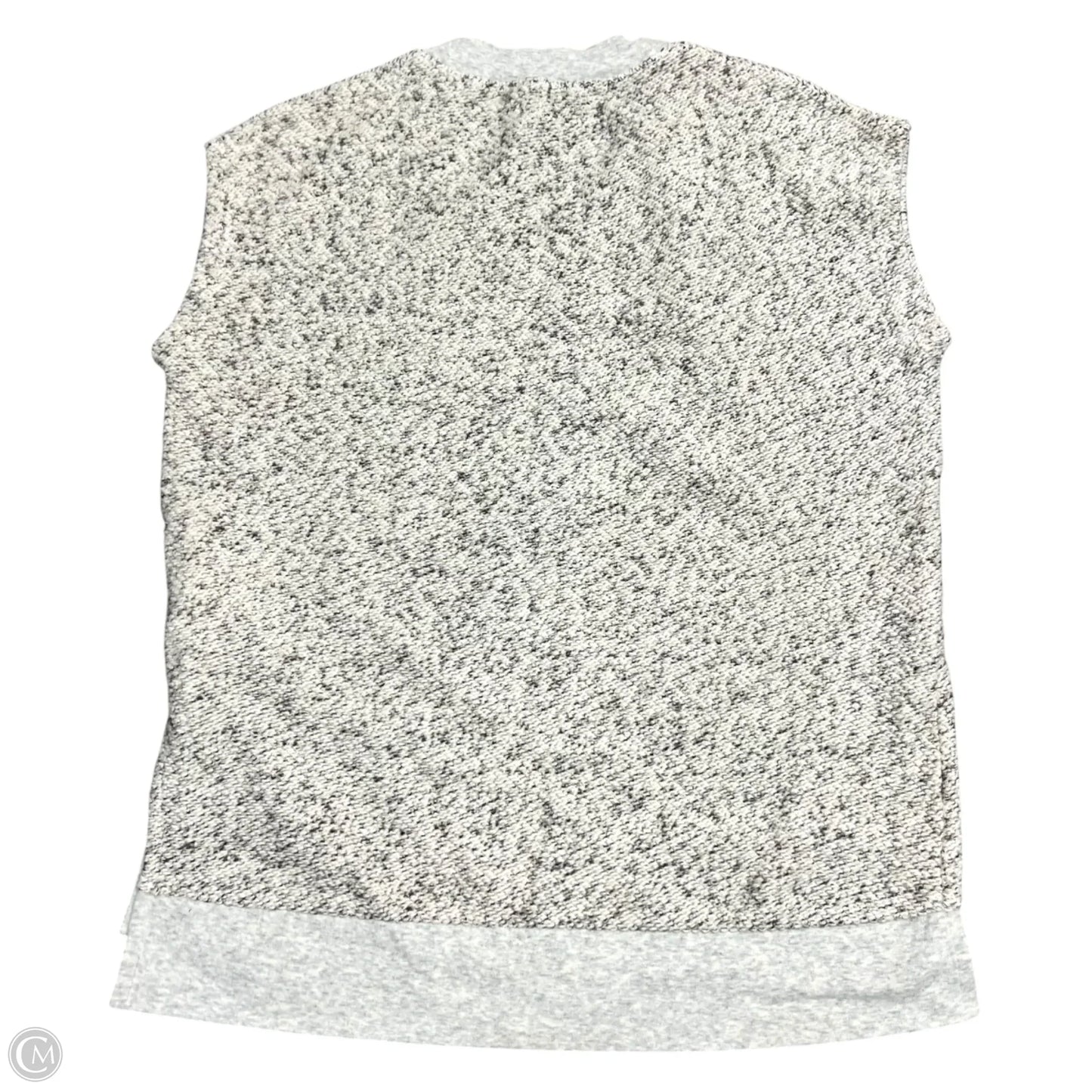 Vest Sweater By Madewell In Grey & White, Size: Xs