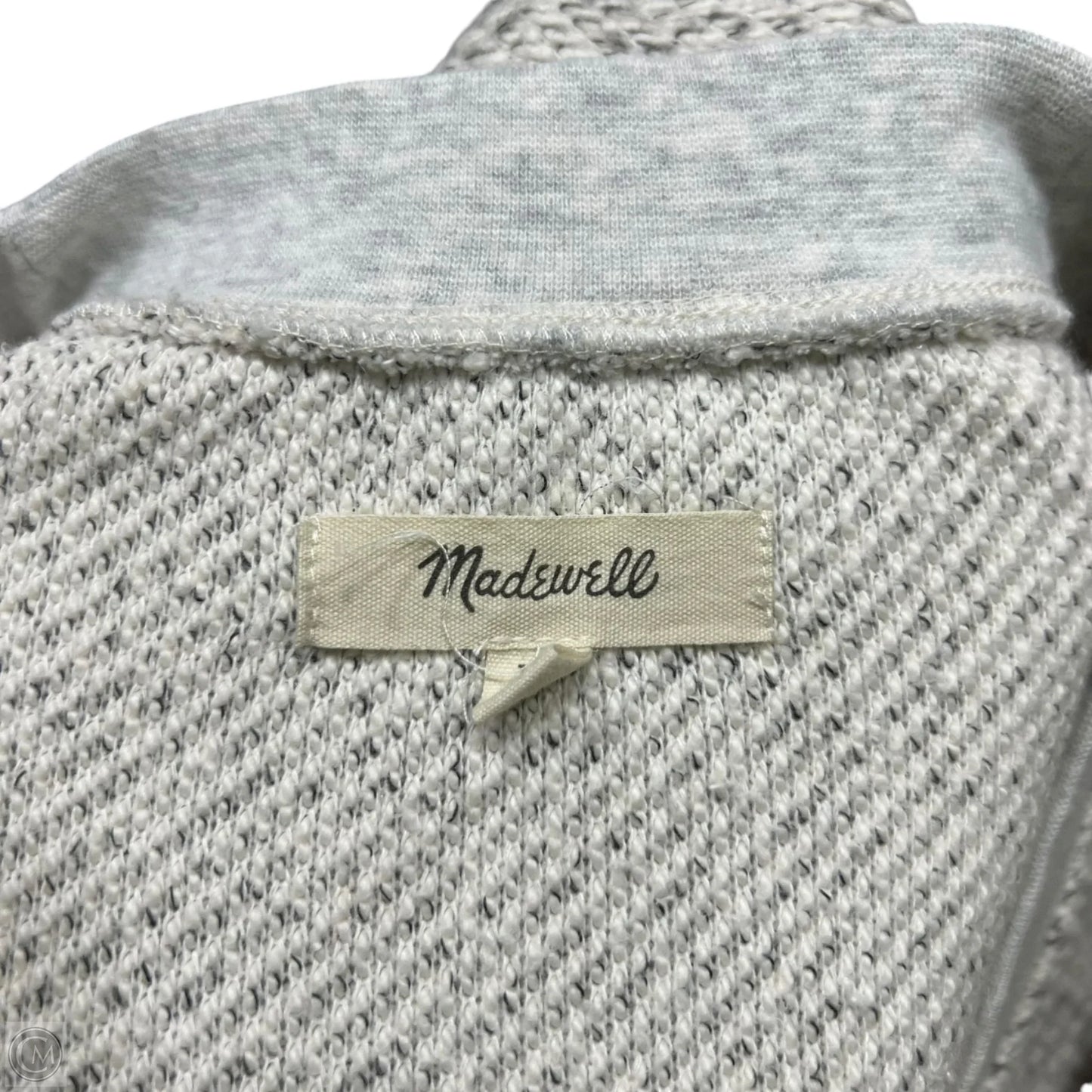 Vest Sweater By Madewell In Grey & White, Size: Xs
