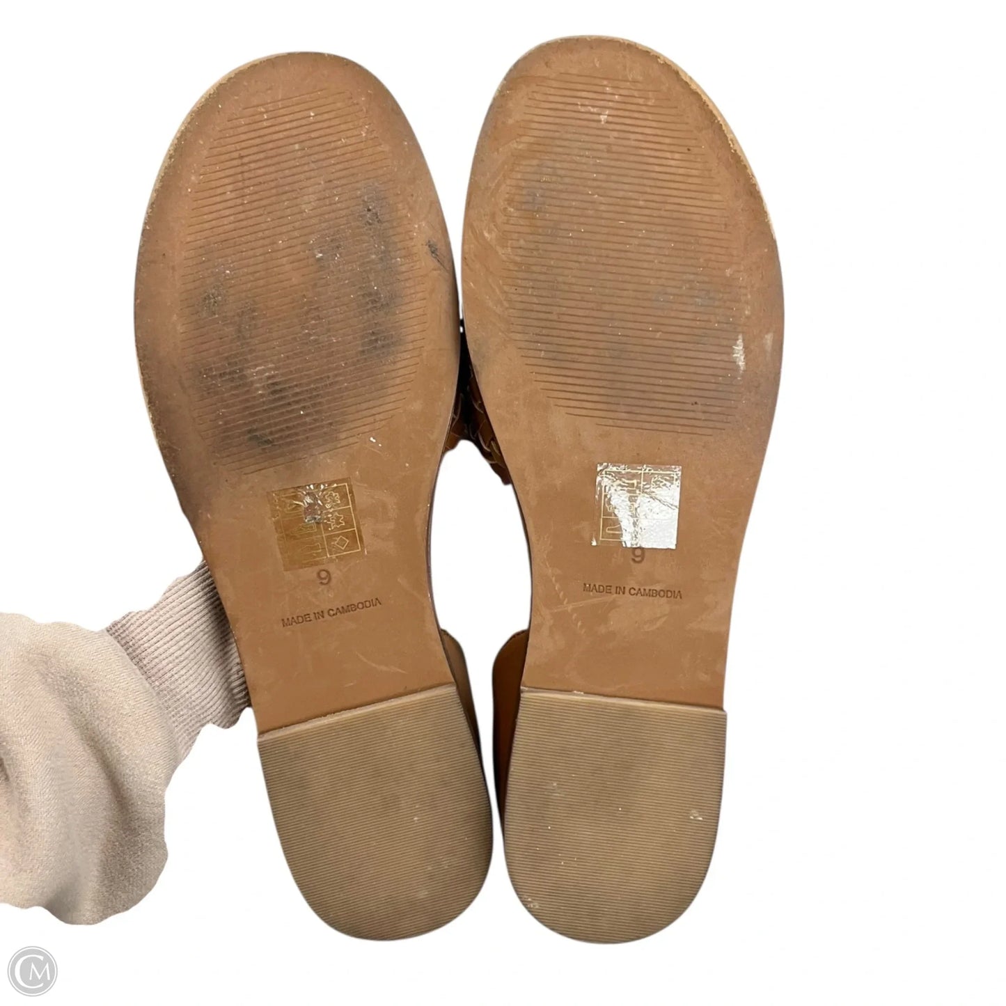 Sandals Flats By Madewell In Brown, Size: 9