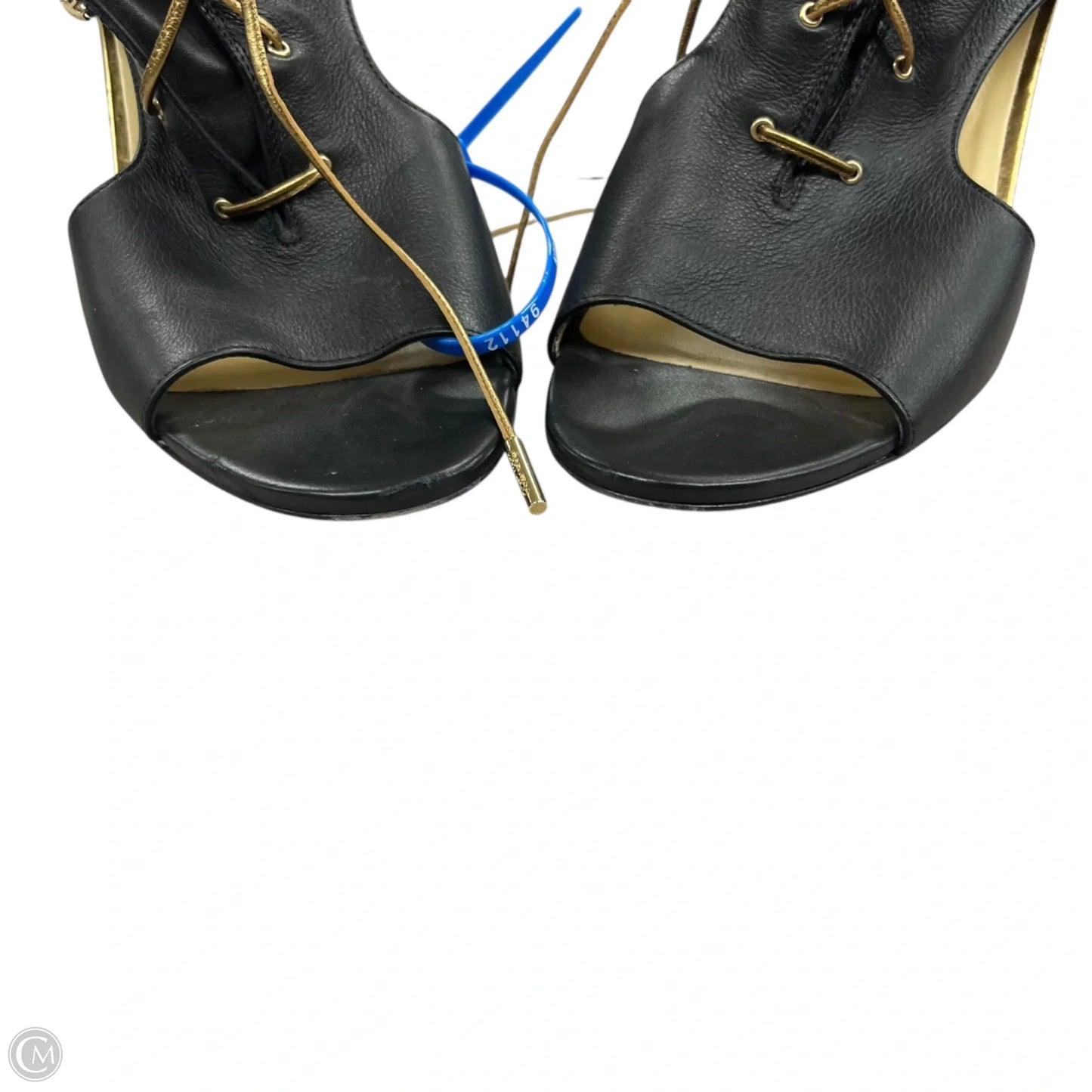 Sandals Luxury Designer By Jimmy Choo In Black, Size: 8