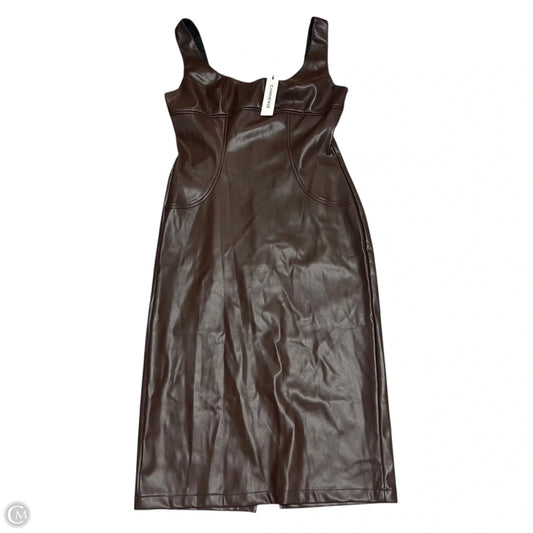 Dress Party Midi By Commense In Brown, Size: L