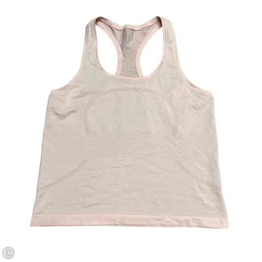 Athletic Tank Top By Lululemon In Pink, Size: M
