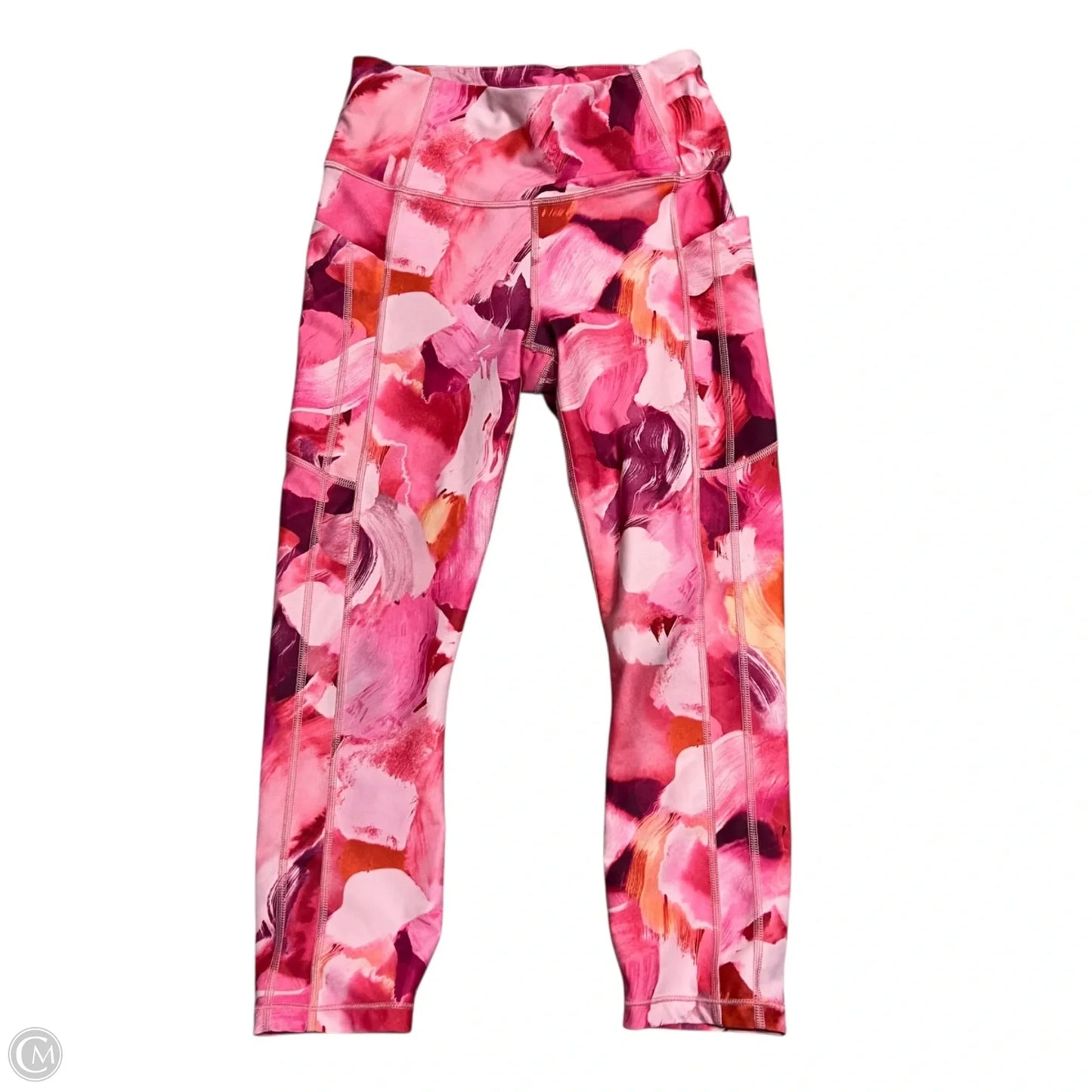 Athletic Capris By Athleta In Pink, Size: 4