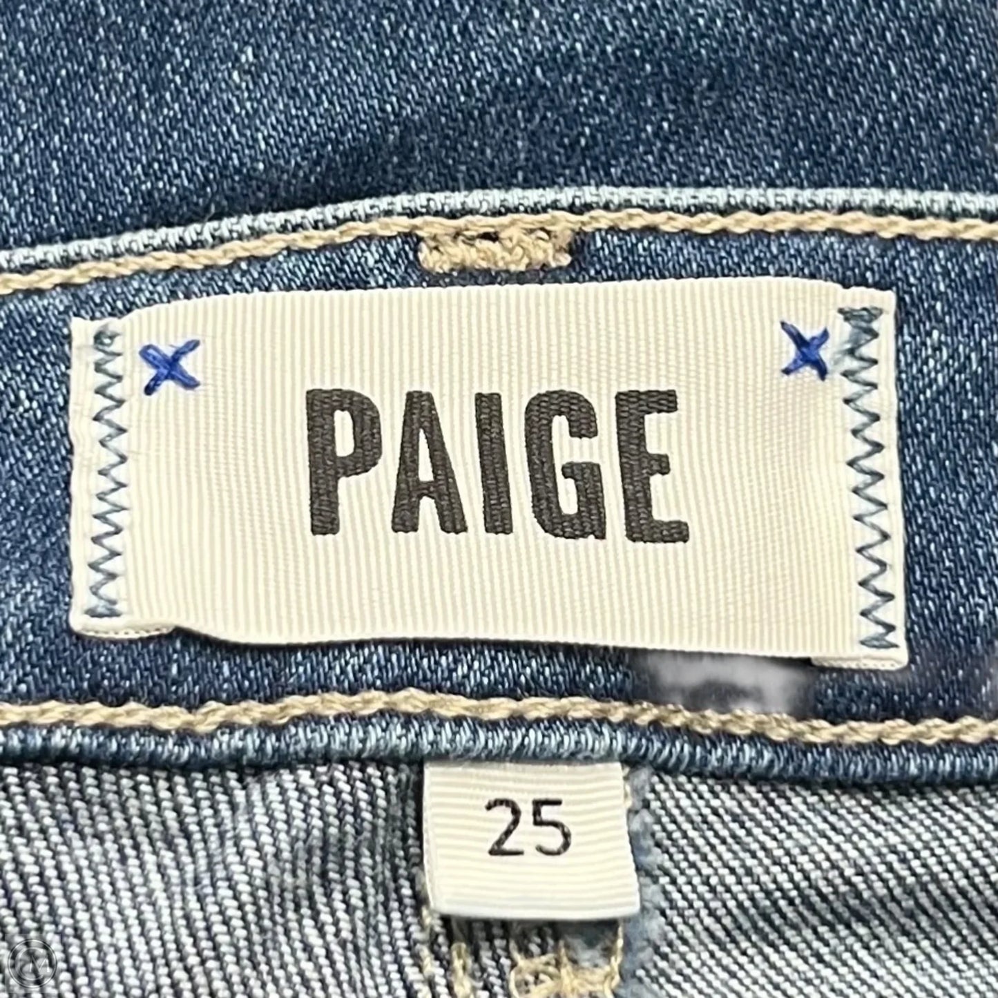 Jeans Skinny By Paige In Blue Denim, Size: 2