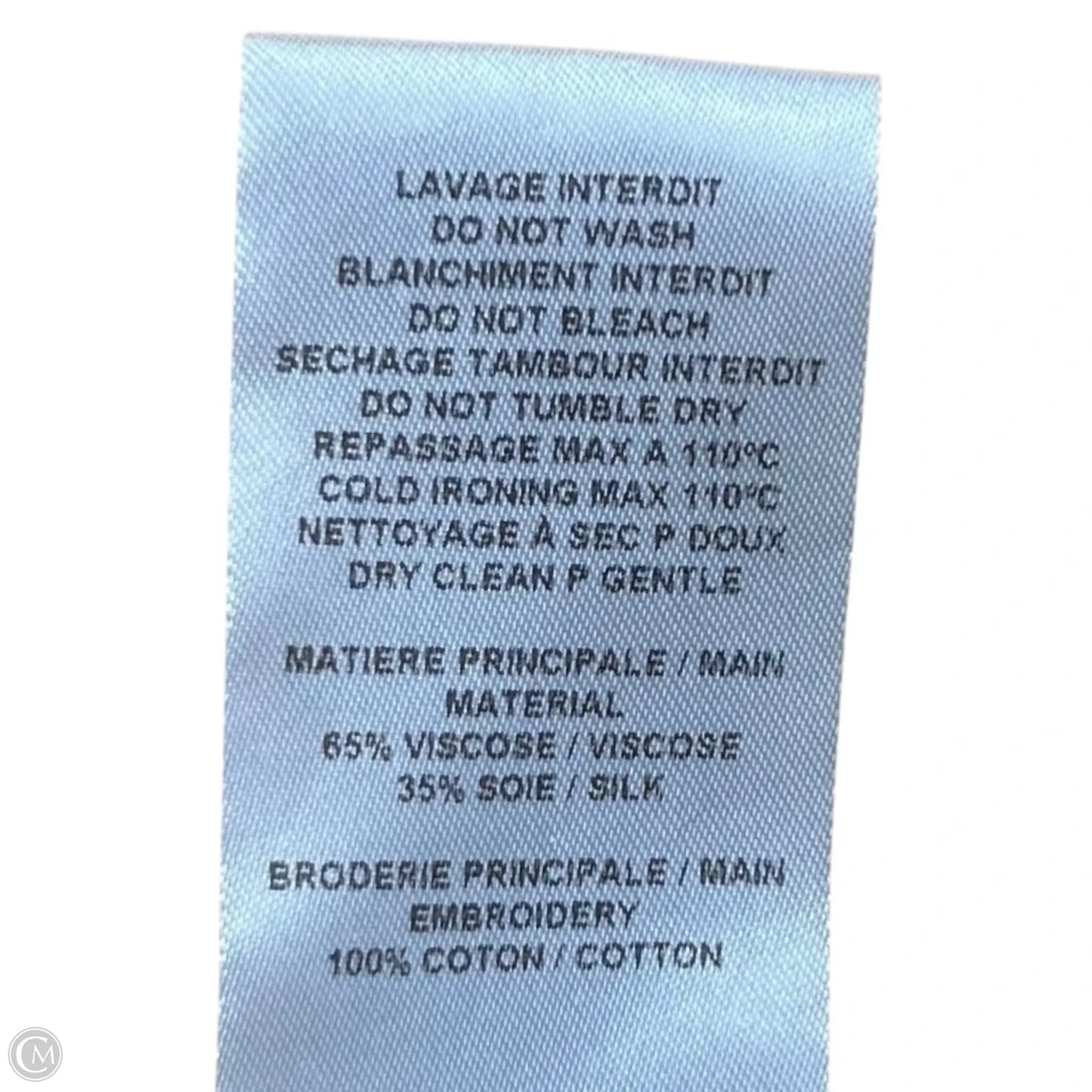 Top Long Sleeve Designer By See By Chloe In Yellow, Size: S