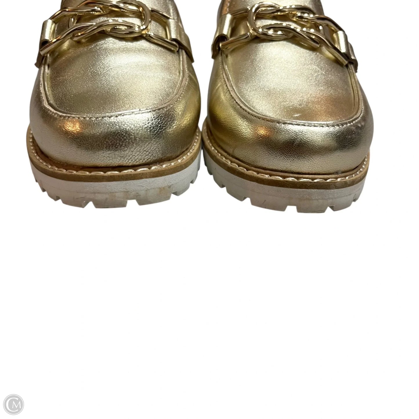 Shoes Flats By Talbots In Gold, Size: 6.5