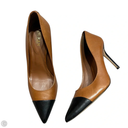 Shoes Heels Stiletto By Lauren By Ralph Lauren In Black & Brown, Size: 10