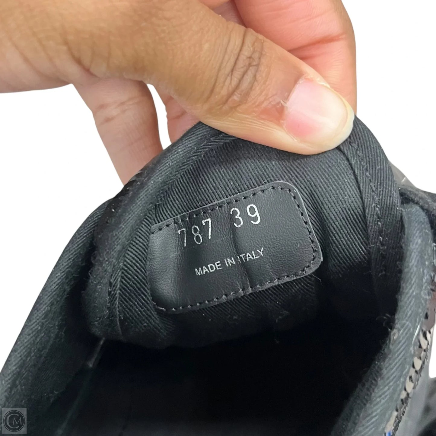 Shoes Luxury Designer By Prada In Black, Size: 8.5