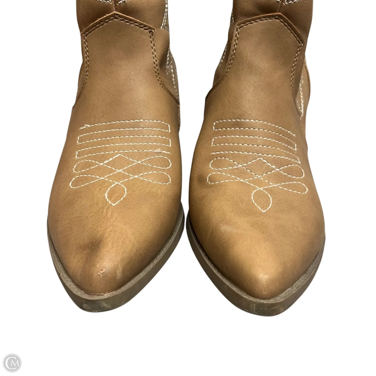 Boots Ankle Heels By Indigo Rd In Tan, Size: 8.5