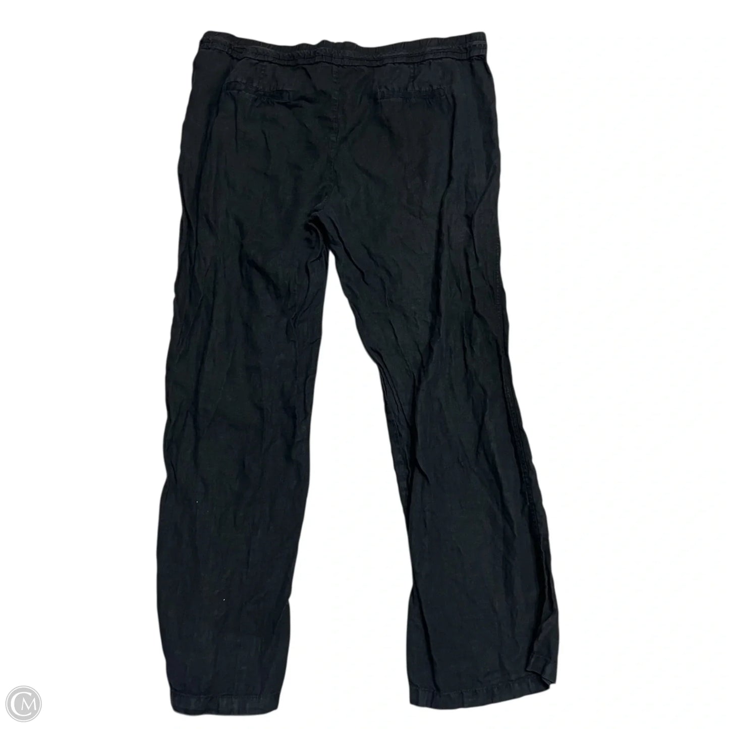 Pants Linen By Caslon In Black, Size: 18