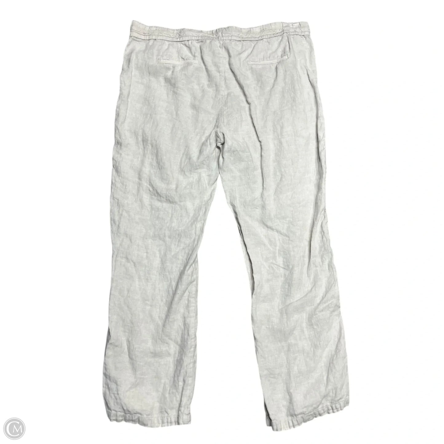 Pants Linen By Caslon In Tan, Size: 18