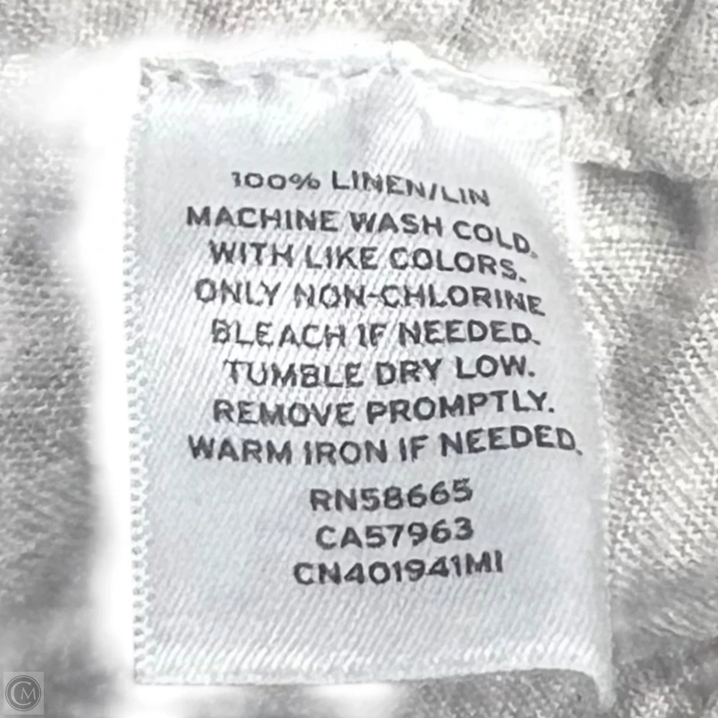 Pants Linen By Caslon In Tan, Size: 18