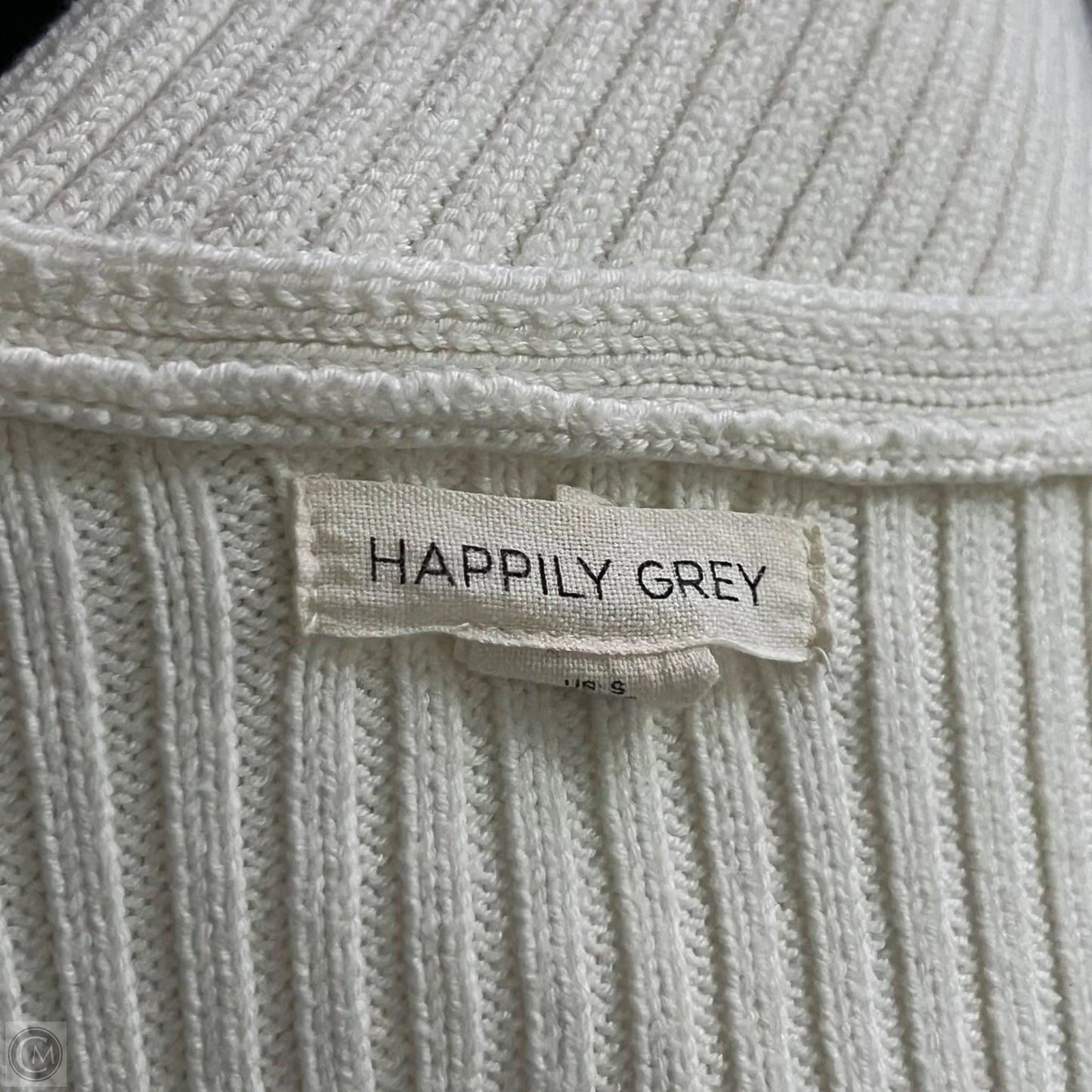 Sweater Cardigan By Happily Grey In Cream, Size: S