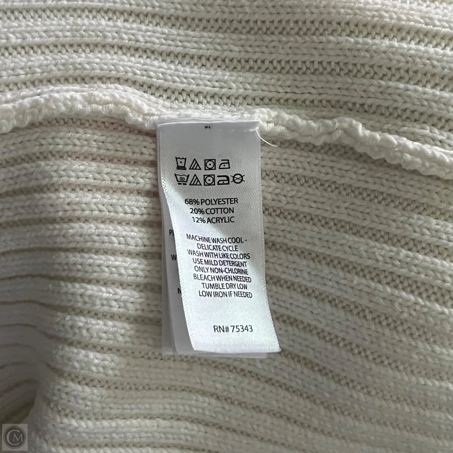 Sweater Cardigan By Happily Grey In Cream, Size: S