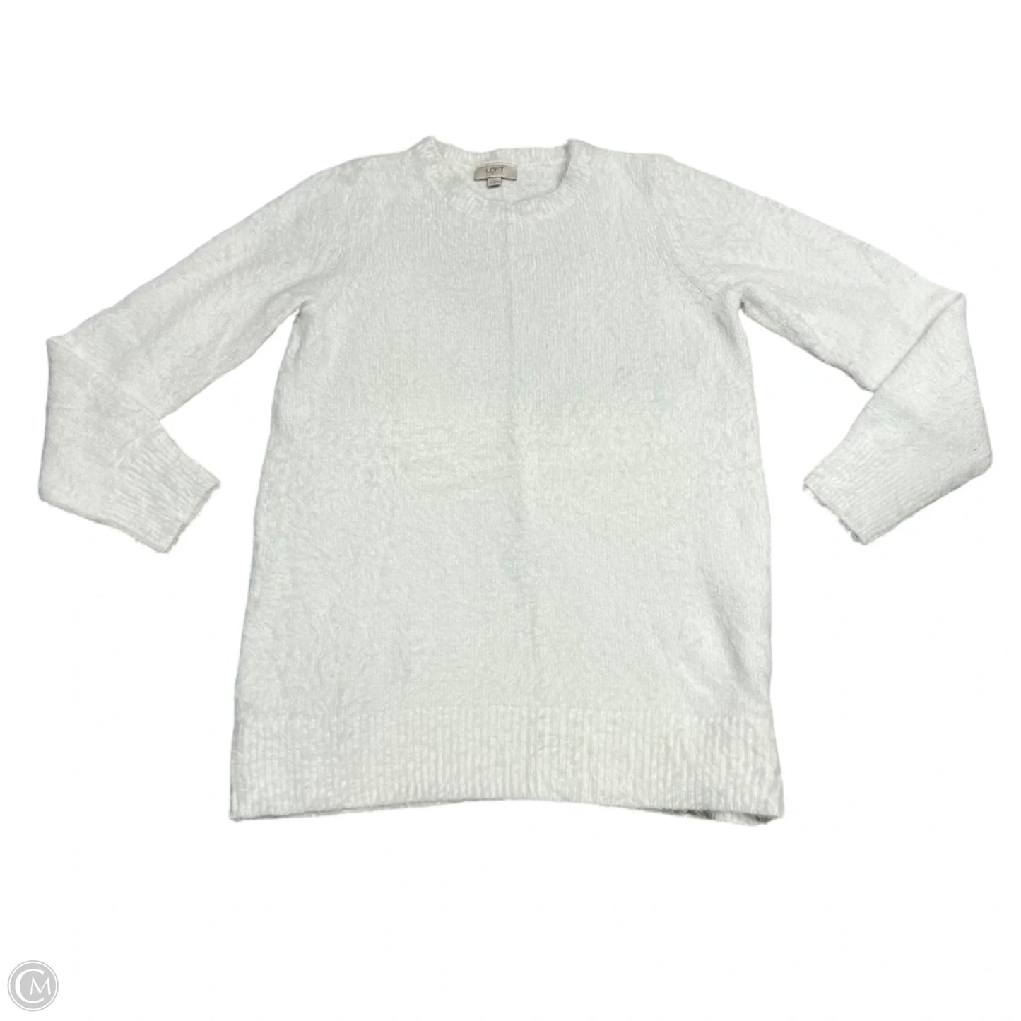 Sweater By Loft In Cream, Size: M