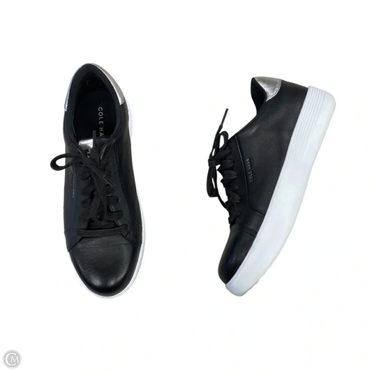 Shoes Sneakers By Cole-haan In Black & Silver, Size: 8