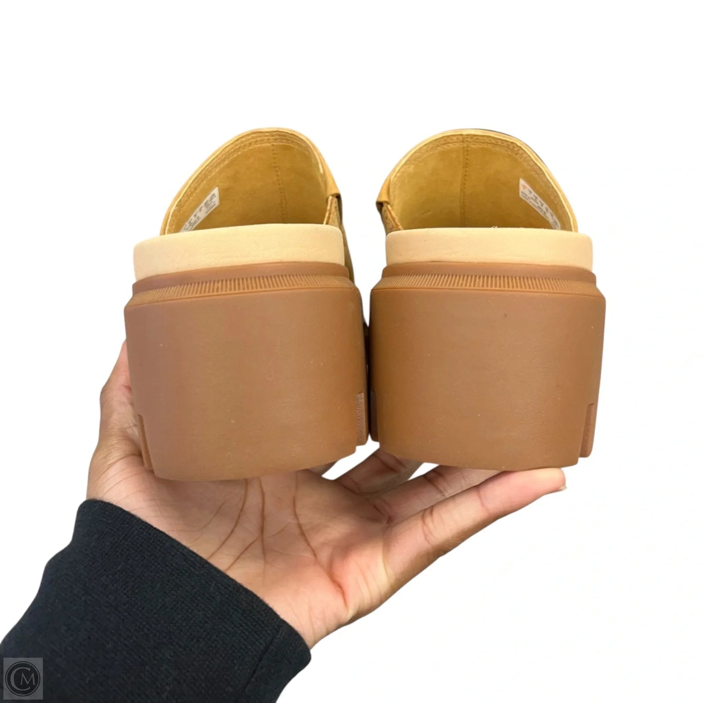 Sandals Heels Wedge By Timberland In Tan, Size: 7