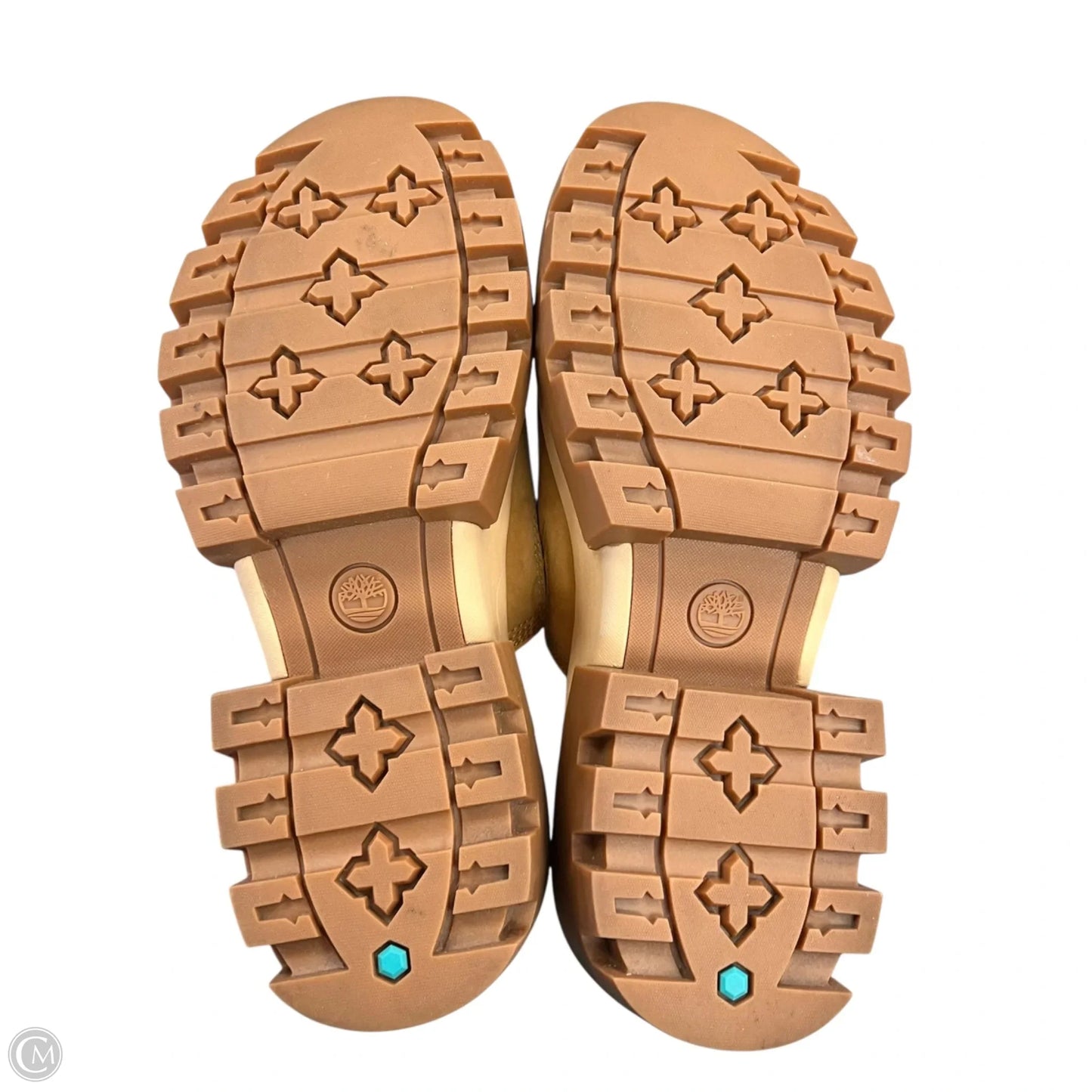 Sandals Heels Wedge By Timberland In Tan, Size: 7