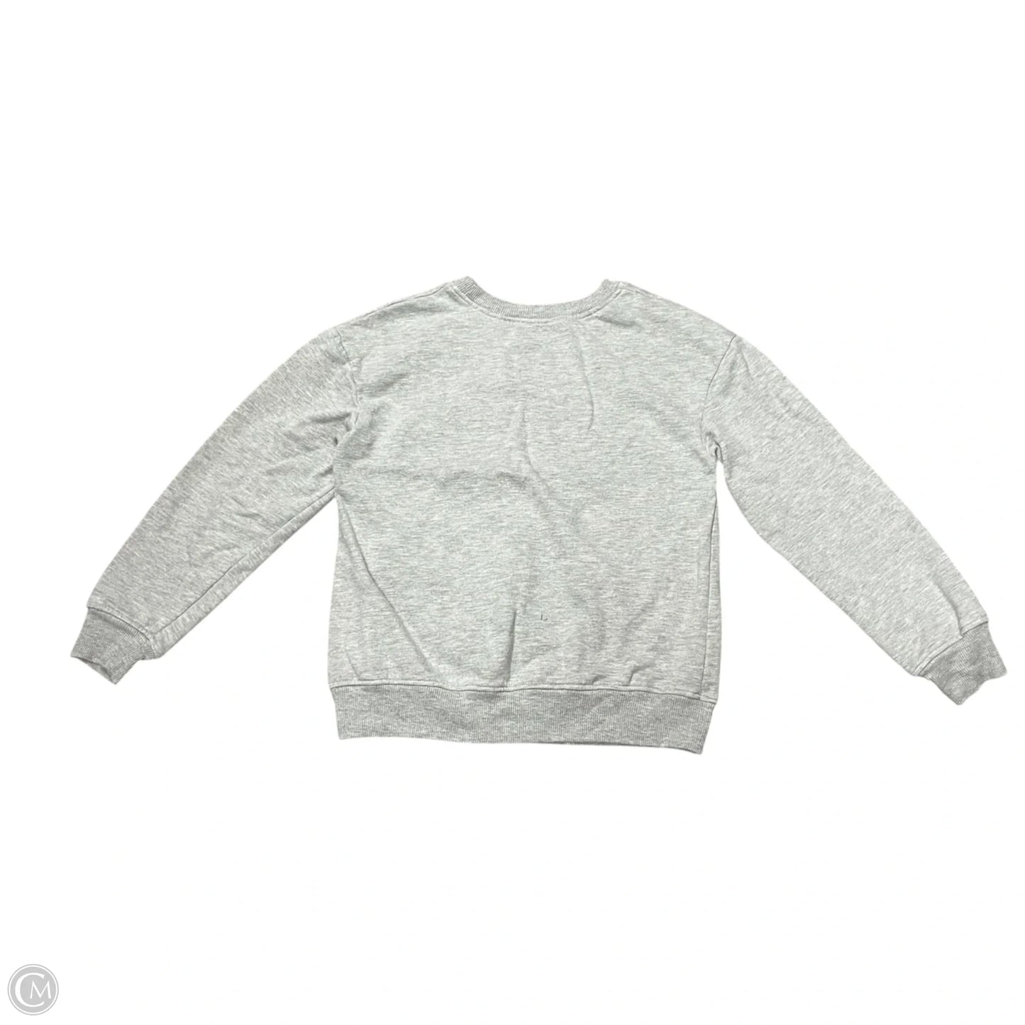 Sweatshirt Crewneck By Peanuts In Grey, Size: S