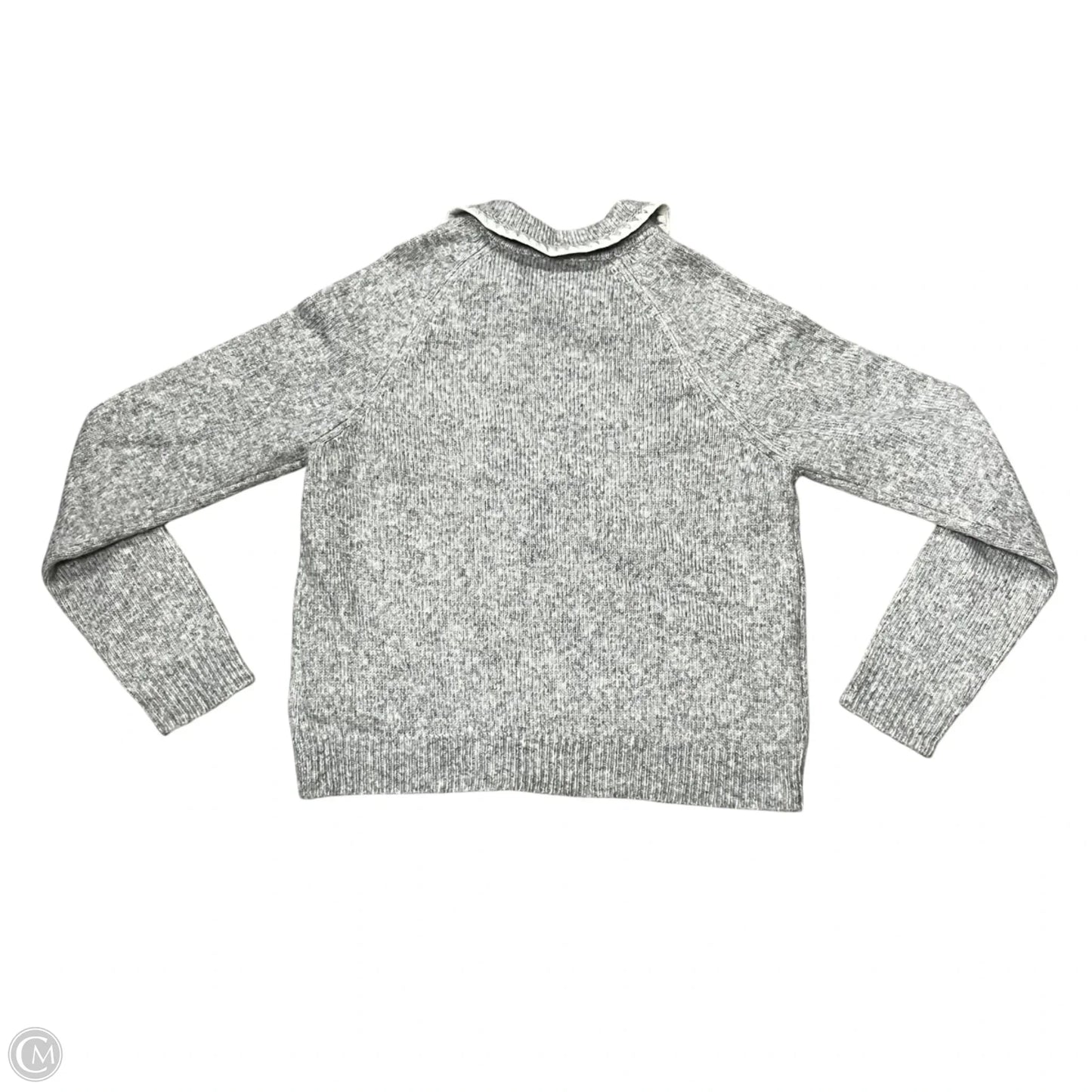 Sweater By Bailey 44 In Grey & White, Size: S
