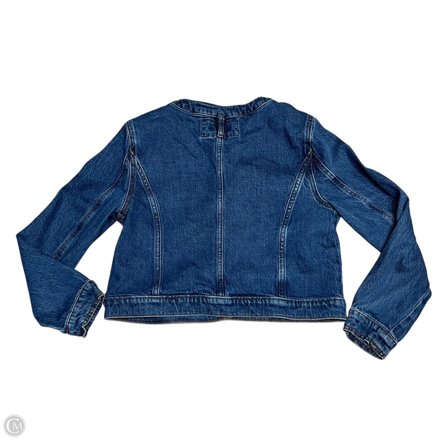 Jacket Denim By Loft In Blue Denim, Size: M