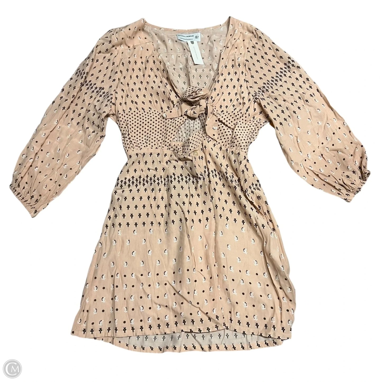 Dress Casual Short By Faithfull The Brand In Peach, Size: L