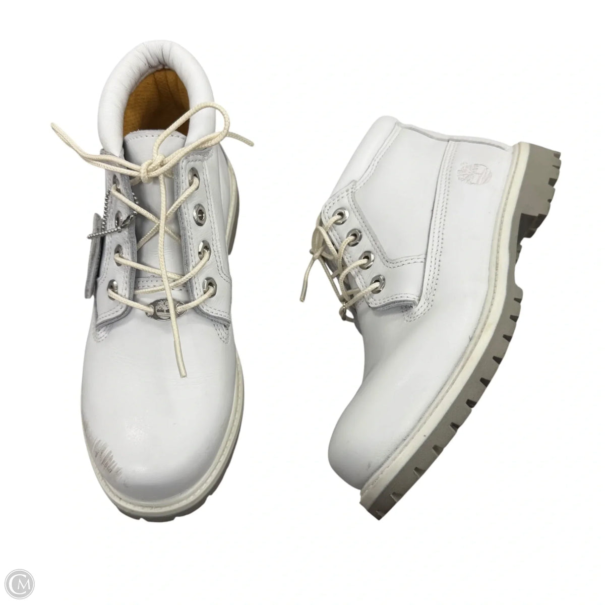 Boots Hiking By Timberland In White, Size: 7