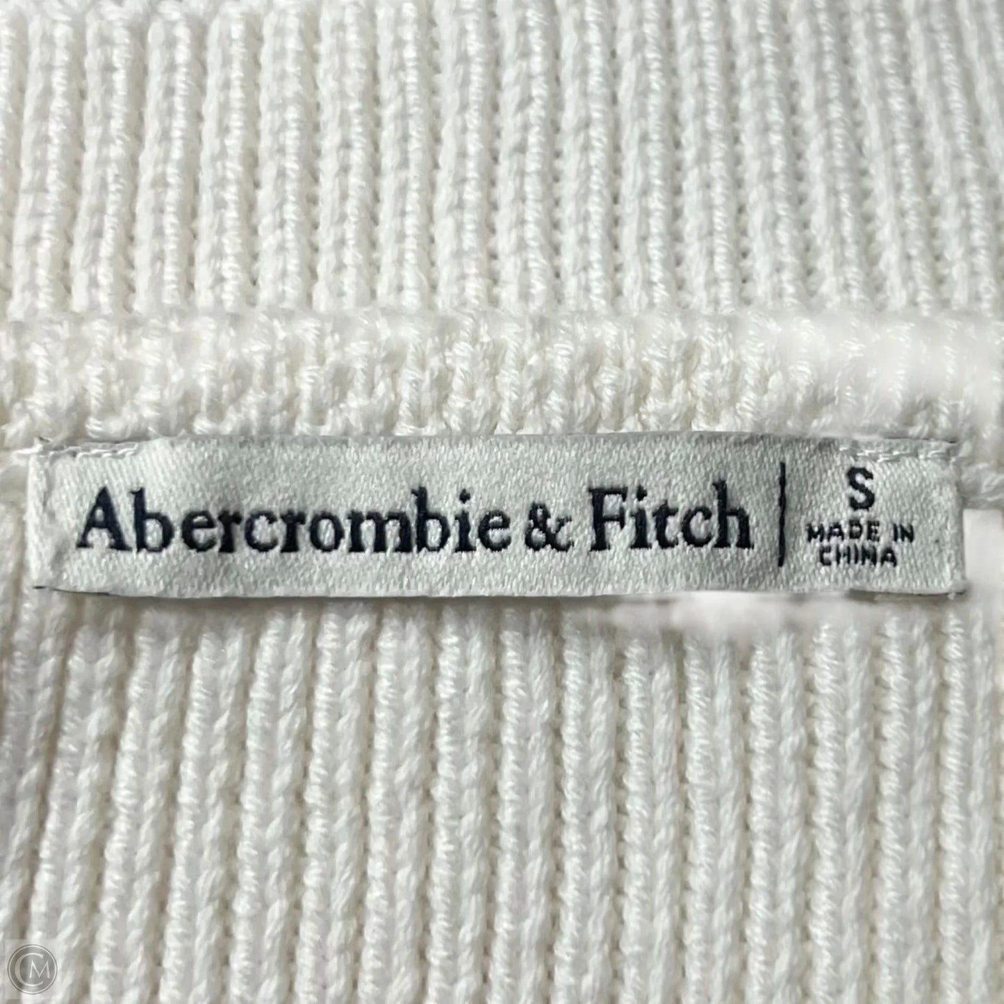 Top Sleeveless By Abercrombie And Fitch In Cream, Size: S