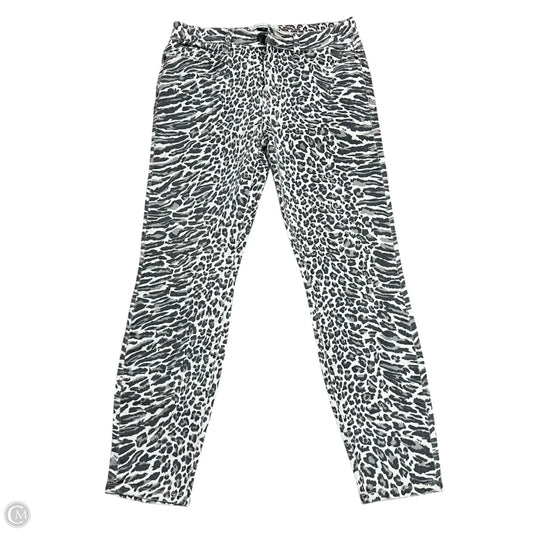 Jeans Skinny By Current Elliott In Animal Print, Size: 4
