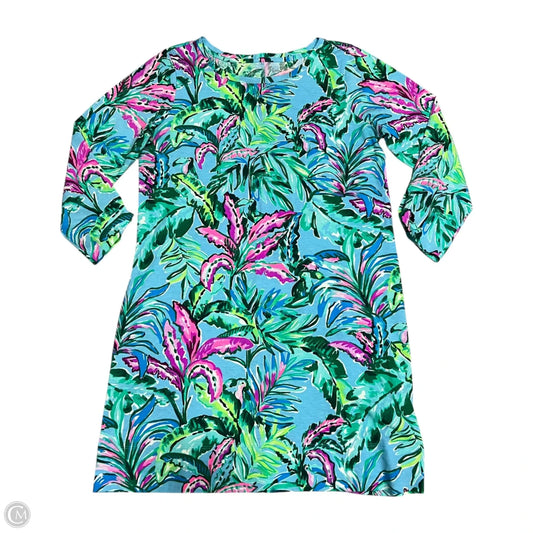 Dress Designer By Lilly Pulitzer In Blue & Green, Size: M