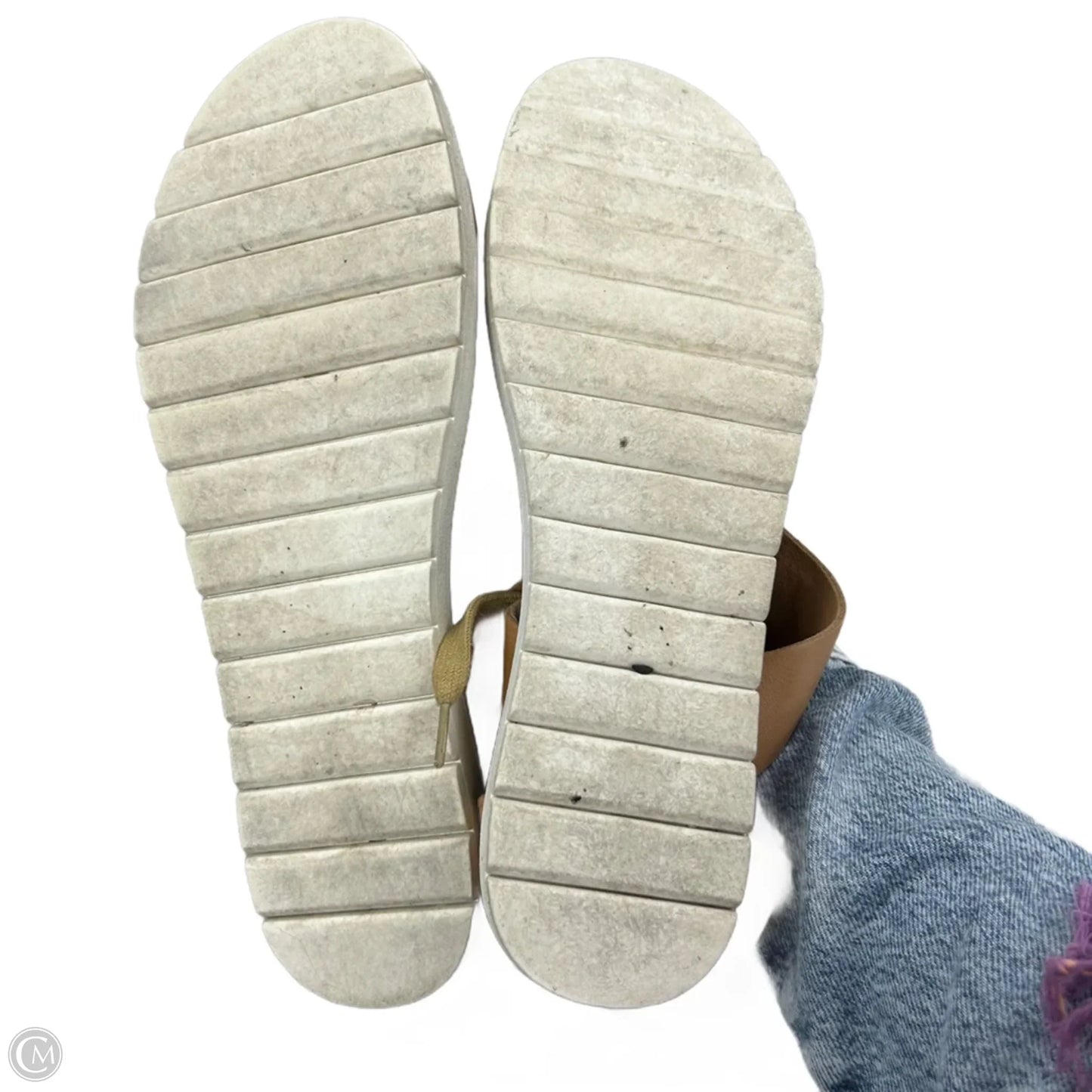 Sandals Flats By Kelsi Dagger In Tan, Size: 9