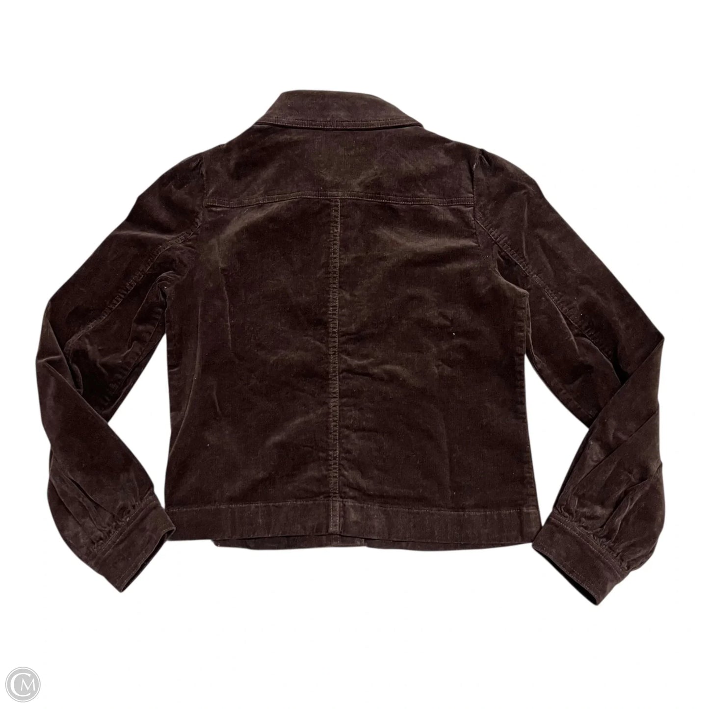 Jacket Denim By Loft In Brown, Size: Xs