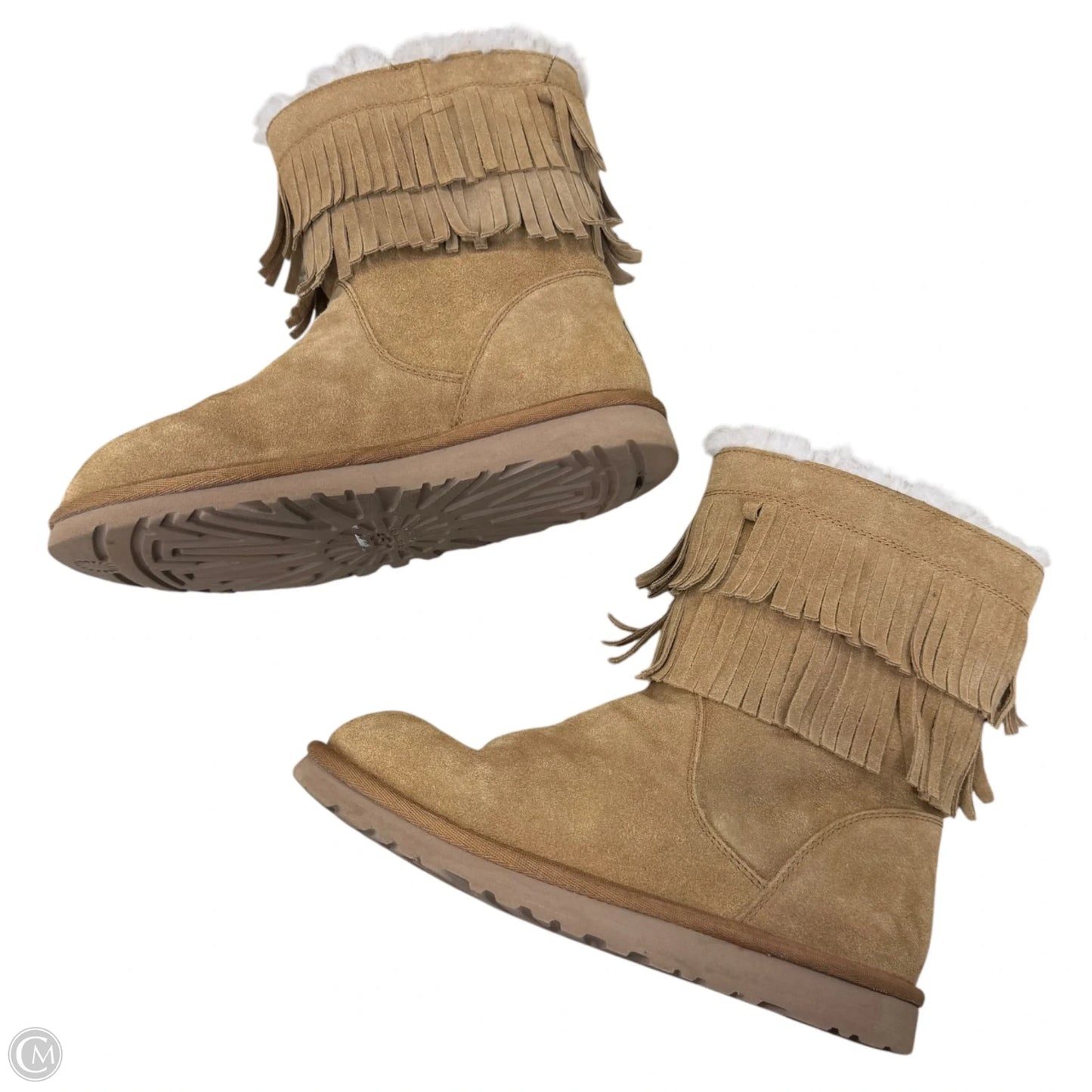 Boots Designer By Ugg In Tan, Size: 6