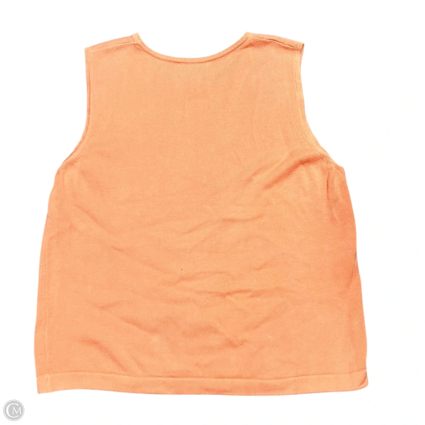 Top Sleeveless Designer By Lilly Pulitzer In Orange, Size: L