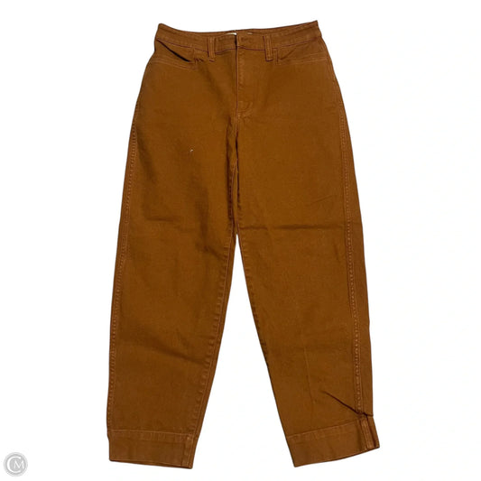 Jeans Wide Leg By Madewell In Tan Denim, Size: 4