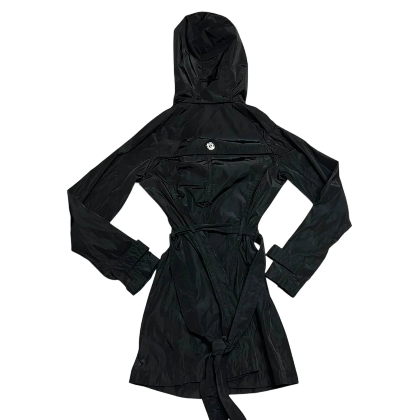 Coat Raincoat By Michael By Michael Kors In Black, Size: S
