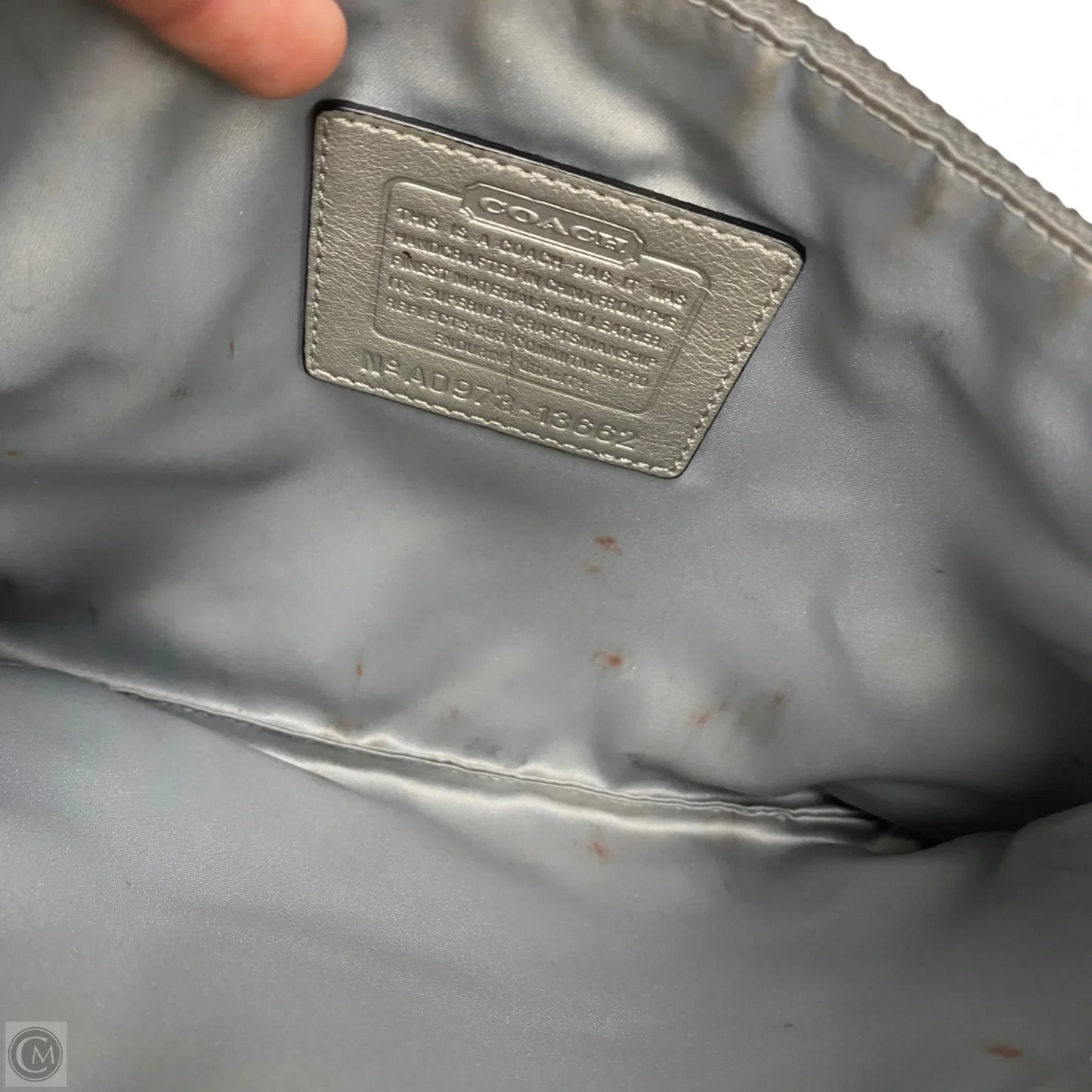 Wristlet Designer By Coach, Size: Large