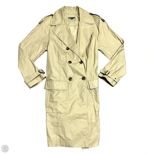 Coat Raincoat By Vince In Tan, Size: L