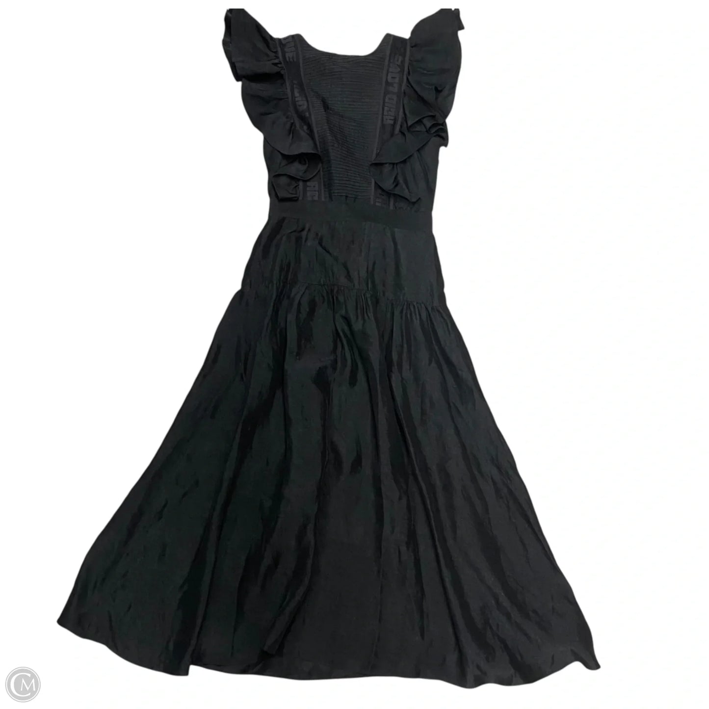 Dress Designer By Sandro In Black, Size: S